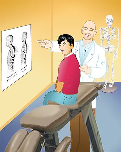 Chiropractic Santa Monica CA Drawing