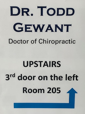 Chiropractic Santa Monica CA Entrance Signage For Office